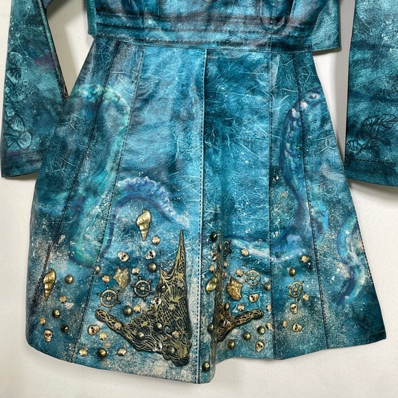 Disney Descendants 2 Uma Halloween Costume Dress Jacket Girls 9-10 - Picture 11 of 16